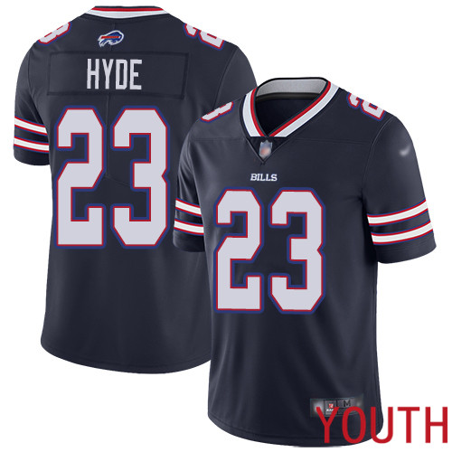 Youth Buffalo Bills #23 Micah Hyde Limited Navy Blue Inverted Legend NFL Jersey->women nfl jersey->Women Jersey